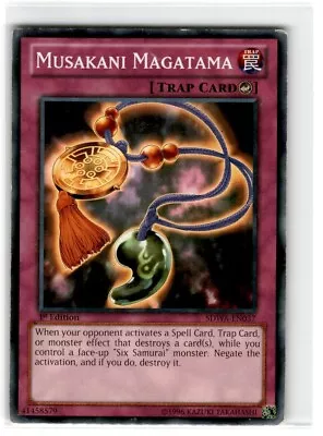 Yu-Gi-Oh! Musakani Magatama Common SDWA-EN037 Heavily Played 1st Edition • $2.04