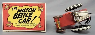 Vintage Marx Milton Berle Crazy Car Tin WindUp Car With Original Box  1950s • $250