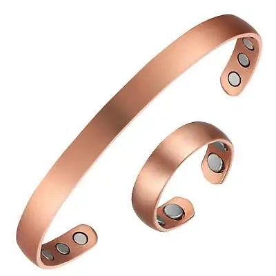 Elegant Pure Copper Ring Bracelet Arthritis Pain Relief Joint Pain Men Women New • $16.19