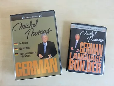 Michel Thomas German Plus Language Builder Cassette Tapes. • £12.95