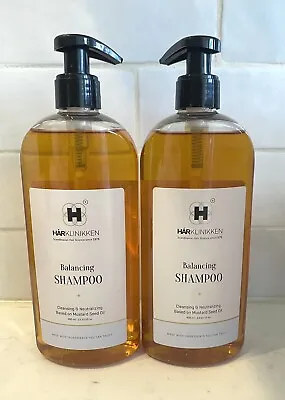 2 Bottles HARKLINIKKEN Balancing Shampoo Mustard Seed Oil 400ml 13.53oz • $35