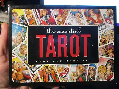 THE ESSENTIAL TAROT 112 Page BOOK + FULL MARY HANSON-ROBERTS TAROT CARD DECK • $20
