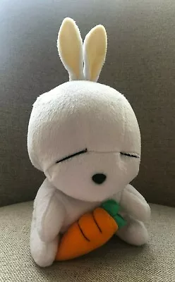 Mashimaro 9  Bunny Rabbit Holding Carrot Plush Stuffed Animal  • $6.50