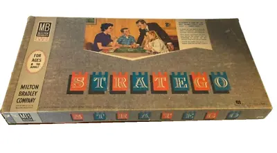 Vintage Stratego Board Game 4916 COMPLETE Milton Bradley VTG 1961-1962 • $34.16