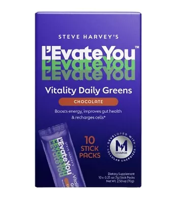 L'Evate You Vitality Daily Greens - Dietary Supplement - Chocolate - 10 Count.. • $18.70