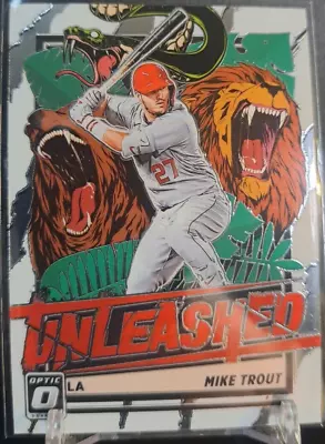 2021 Optic MIKE TROUT Angels Unleashed #UNL 1 • $2.49