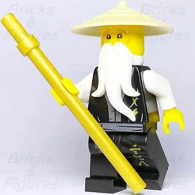 Ninjago LEGO® Sensei Wu Legacy Ninja Master Black Robe Minifig 70670 70663 70679 • $14.99