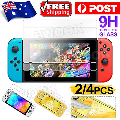 For Nintendo Switch/ Switch Lite/OLED Screen Protector Film Guard Tempered Glass • $4.45