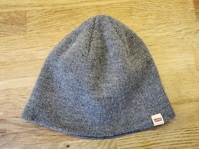 Mens Levis Classic   Beany Hat Size S/m - Grey  • £9