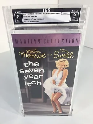 Marilyn Monroe IGS The Seven Year Itch GRADED VHS 1992 8 NM / 9 MINT SEALED NEW • $199.99