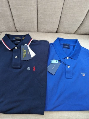$100 • Buy 2 Polo Shirt,Ralph Lauren And GANT
