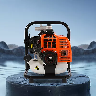 1  2Stroke Gasoline Water Pump 43CC Water Transfer High-Pressure Irrigation Pump • $119