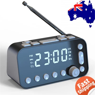$35.99 • Buy Digital DAB+FM Radio Alarm Clock LED Bedside Sleep Dual Timer Large Size Display