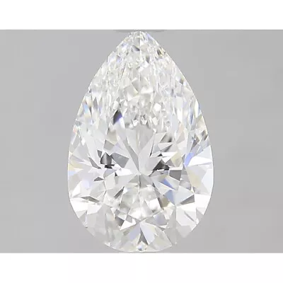 IGI Certified 1 Ct Pear Lab Grown CVD Diamond F Color VVS2 Clarity Loose Stone • $352