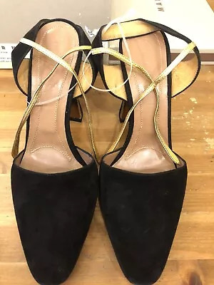 Marni Women Black Lamb Leather High Heel Shoes US Size 8.5/9 NIB • $258