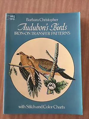 $25 • Buy Audubon's Birds Iron-On Transfer Patterns Book
