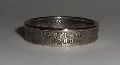  Sealed  MARYLAND US STATE QUARTER Handmade Coin Ring Or Pendant Size 4-14 • $14.99
