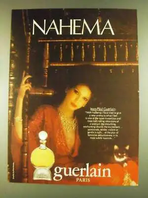 1980 Guerlain Nahema Perfume Ad • $19.99