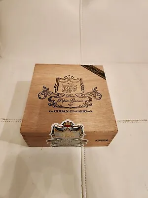 My Father Don Pepin Garcia Classic 1950 Empty Wooden Cigar Box 6½x6⅞x2⅞ • $3.75