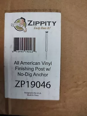 Zippity Outdoor Products ZP19046 All American No-Dig Post White • $9.95