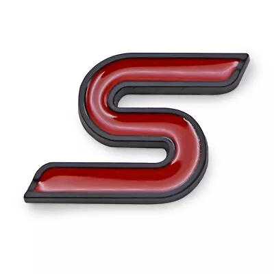 Rear Logo Emblem  S  Tailgate Fits Ford Fiesta Hatchback Sedan 2010 - 2018 • $25.76