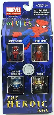 2010 Marvel Minimates Toy R Us The Heroic Age 4-pack 2  Figures Mip Spider-man • $54.99