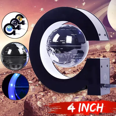 £46.78 • Buy Blue/Black/Gold Magnetic Levitation Floating Earth Globe Map LED Light Home  K
