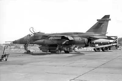 41 Sqn Jaguar GR.1 XZ358 'L' At Karup 22 Sep 1977 - Original B&W Neg • £1.75