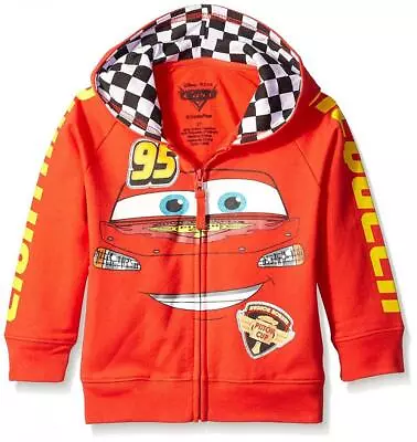 Disney Boys' Cars '95 Hoodie 4T Red  • £38.18