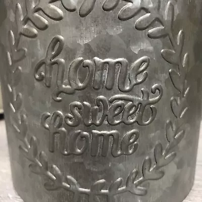 Farmhouse Style Hammered Milk Can Night Light Home Sweet Home • $10