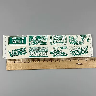 NOS Vintage Vans Skateboard Sticker BMX Surf Original 70s 80s Bike Off The Wall • $24.95