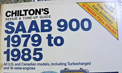 Chilton Tune-up & Repair Manuals: Saab 900 1979-1985 FREE SHIPPING • $14.50