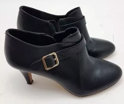 Women's VINCE CAMUTO Black Heeled Ankle Boots 7.5M • $14.99