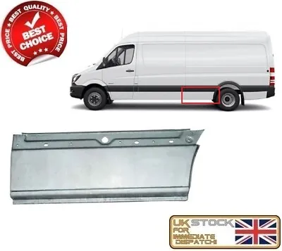 Mercedes Sprinter 906 Vw Crafter Lwb 2006- Repair Lower Panel Rear Wheel Left • £49.50