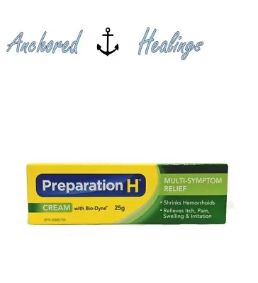 Preparation H Cream With Bio Dyne Multi-Symptom Relief Shrinks Hemorrhoids 25g  • $11.65