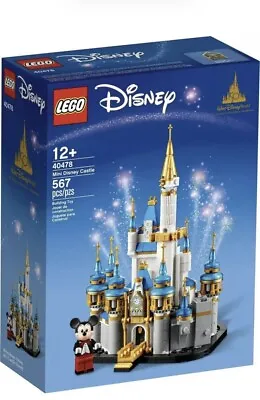 $99.99 • Buy NEW LEGO 40478 Mini Disney Castle W/ MICKEY MOUSE Gift 50TH Anniversary WDW Set