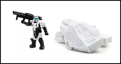 Halo Mega Bloks Unsc Acrtic White Shark Padprint Odst Metallic Series Cnj45 • $49.83