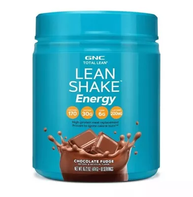 GNC Lean Shake Energy Chocolate Fudge 16.72oz • $15