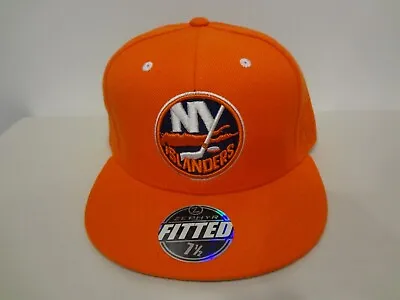 VTG NHL New York Islanders LOGO Fitted 7 1/2 Hat 90s Zephyr NEW NWT Wool Blend • $24.99