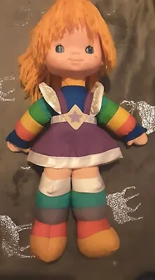 18  Vintage Original Rainbow Brite Doll 1983 Mattel/hallmark With Shy Violet Dre • £58