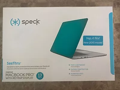 Speck SeeThru Case Macbook Pro Retina 13 Inch Calypso Blue • $17