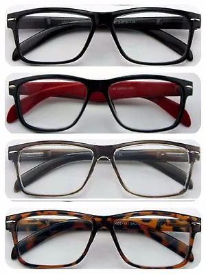 £4.99 • Buy 80's Retro Reading Glasses/Super Classic Fashion Style & Big Lens Modern Design