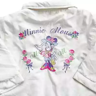 Vintage 1990s Mickey’s Stuff Minnie Mouse White Jacket 3/4T • $35