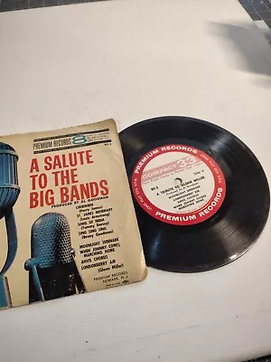 VTG Salute To The Big Bands:  Vinyl LP 33 RPM (Jazz / Swing / Big Band) • $5