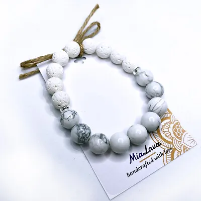 $22 • Buy Aromatherapy Diffuser Bracelet - Serenity - Calming - Hand Crafted In Australia