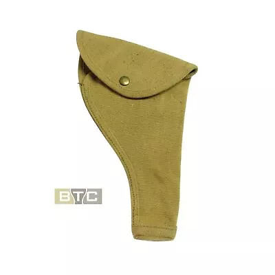 Canadian WW2 P37 Khaki Web Webley Mk6 Holster - Unissued Original • $64