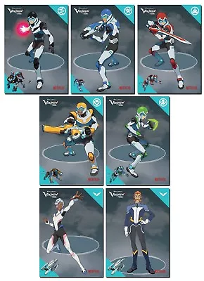 VOLTRON LEGENDARY DEFENDER - Season 1 - Netflix Show - 7 Card Promo Set • $9