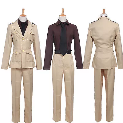 Axis Powers Hetalia South Italy Military Uniform Cosplay Costume  • $28.79