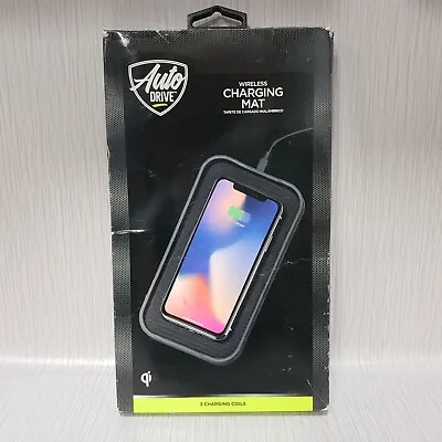 Auto Drive Wireless Charging Mat Car Charger Qi Fast / 3 Charging Coils (CP230)™ • $13.61