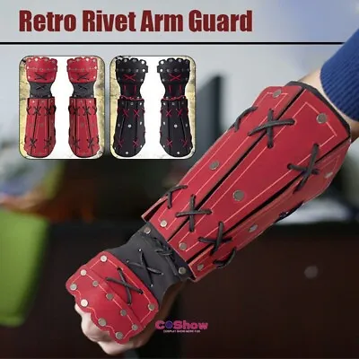 Medieval Samurai Armor Bracer Viking Knight Gauntlet Pirate Wristband Steampunk • $74.40